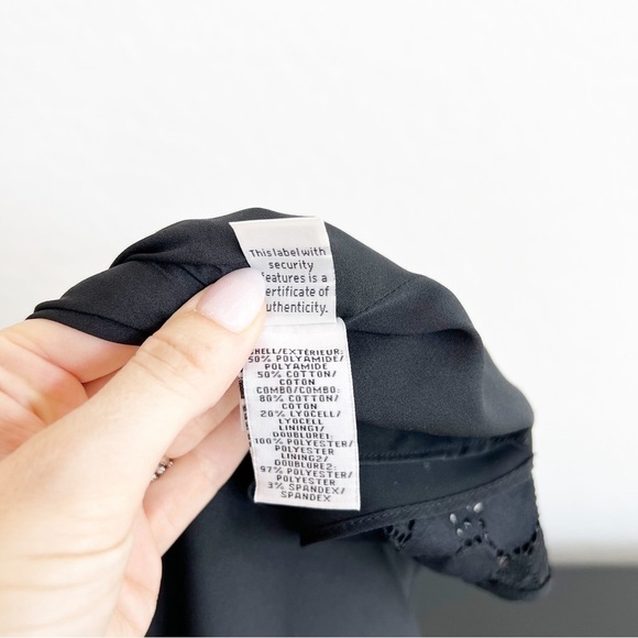 Diane Von Furstenberg Women's Fiorenza Lace Eyelet Fit and Flare Mini Dress 10 - Picture 7 of 9